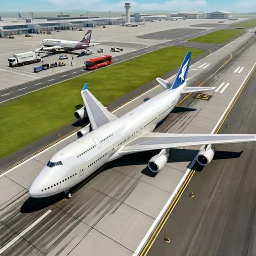 أيقونة City Airplane Flight Sim Games